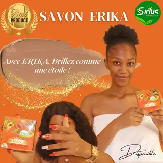 Product image attachment 1 - Savon ERIKA (aux extraits de carottes & d'abricots)