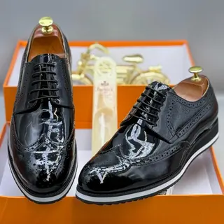 Photo 2 du produit  - Chaussures de tenue décontractée, leader cuire