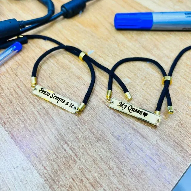 Image of Personalized couple bracelet