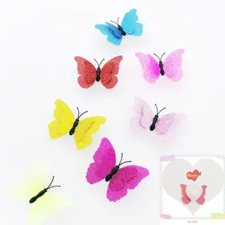Product image attachment 2 - papillons led avec autocollant