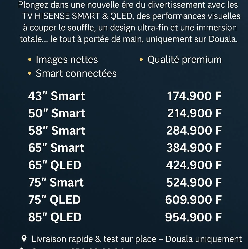 Product image attachment 1 - TV HISENSE 2025