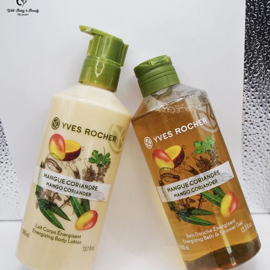 Yves Rocher shower gel and cleansing milk