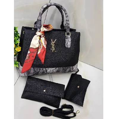 Image de ensemble de sac à main YSL noir
