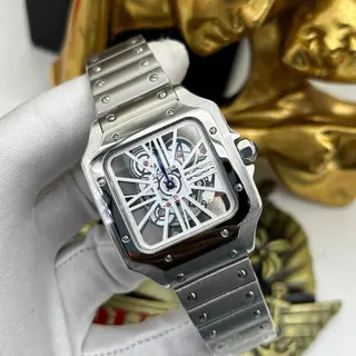Photo 3 du produit  - Cartier Santos squelette automatique