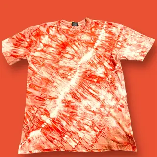 Photo 1 du produit  - T-Shirt Tie and dye red