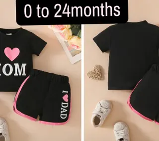 Photo 3 du produit  - Kids prints T-shirt and short set