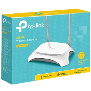 Product image attachment 1 - TP LINK router with 4 LAN ports, 1 WAN port and 1 USB port, 300Mbps