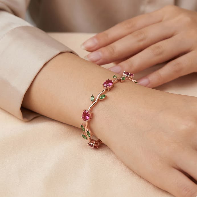 Photo 1 du produit - Bracelet tulipes 🌷✨
