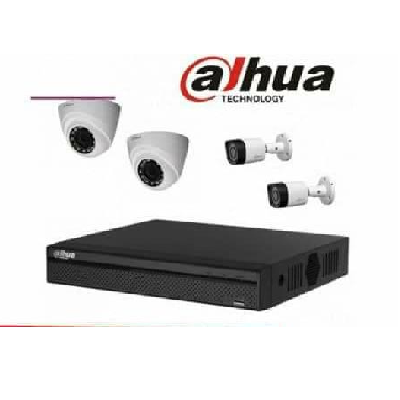 Photo 1 du produit - Kit DAHUA 4 camera + XVR 4CH