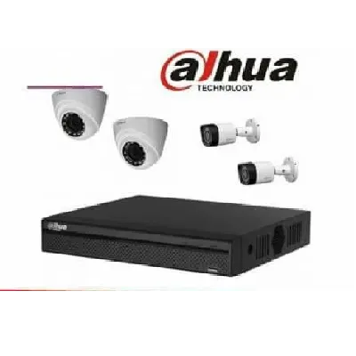 Image de Kit DAHUA 4 camera + XVR 4CH