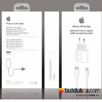 Product image attachment 1 - iPhone 12 Pro Max Charger 20W USB-C to Lightning Cable (Premium)