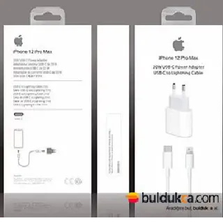 Product image attachment 1 - iPhone 12 Pro Max Charger 20W USB-C to Lightning Cable (Premium)