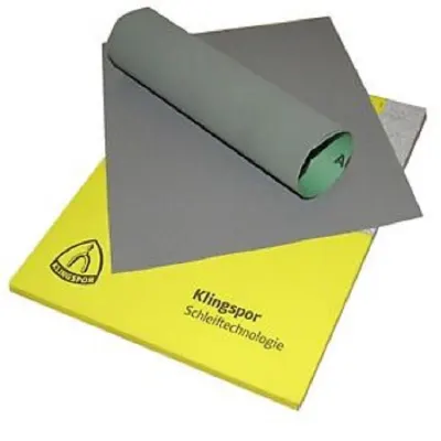 Image de Papier Abrasif n°100 - Jaune/Gris