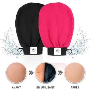 Photo 3 du produit  - gants exfloriant pour corps