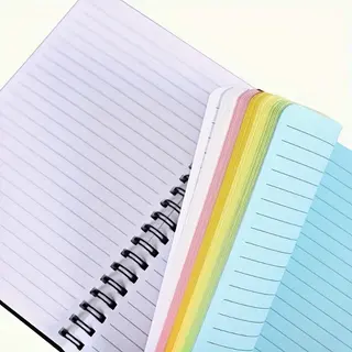 Product image attachment 2 - A5  size multicolored notebook
