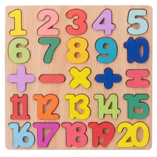 Photo 4 du produit  - Wooden Educational Puzzle Set for kids