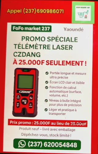 Product image attachment 1 - TÉLÉMÈTRE LASER