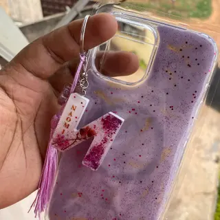 Product image attachment 1 - personalized pouch & key ring combo
