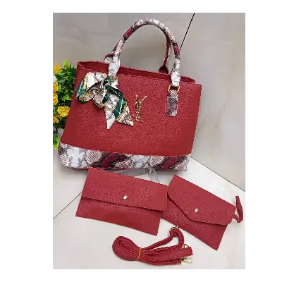 Image de ensemble de sac à main YSL rouge