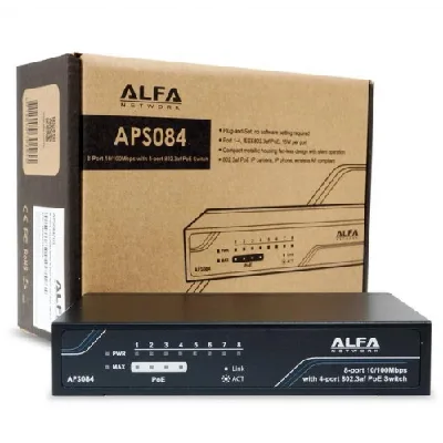 Product image attachment 1 - Switch (8 Port ALFA NET)