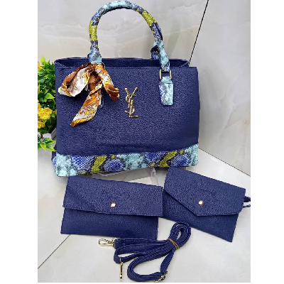 Photo 1 du produit - ensemble de sac à main YSL bleue