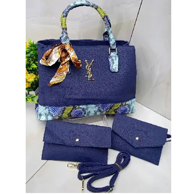 Image de ensemble de sac à main YSL bleue