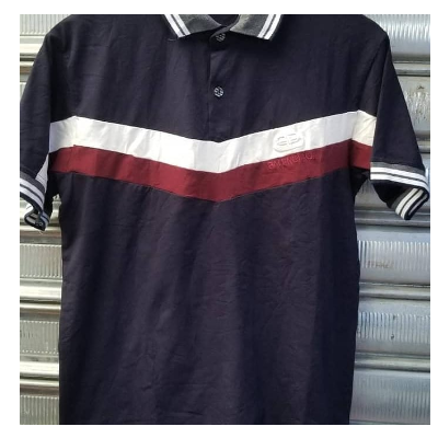 Photo 1 du produit - Polo Balenciaga - Bleu/Orange