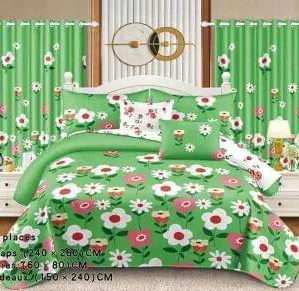 Image de 2draps +2 taie +2 rideaux