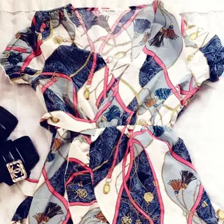 Photo 1 du produit  - Robe portefeuille taille s&m