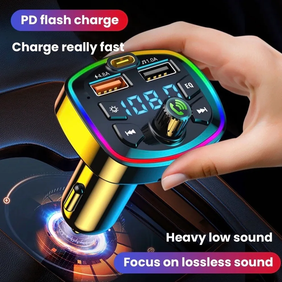 Product image attachment 1 - car charger and wireless transmitter