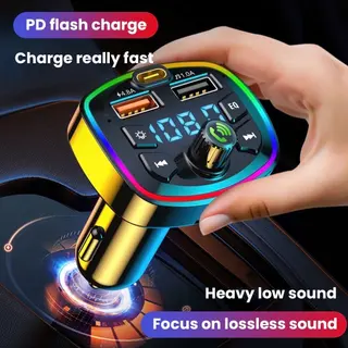 Product image attachment 1 - car charger and wireless transmitter