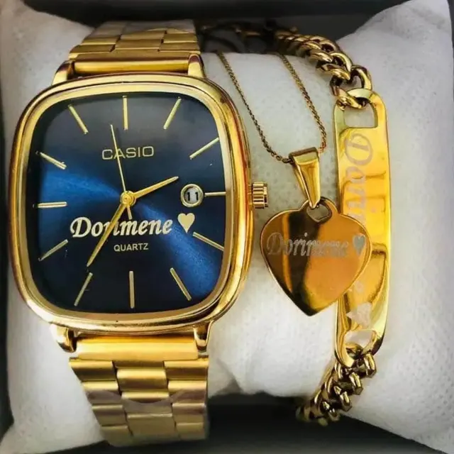 Image de Montre bracelet chaine personnalisé