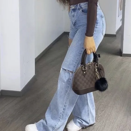 Photo 1 du produit - pantalon Boyfriend femme