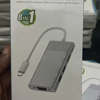 Photo 1 du produit  - USB-C HDMI ST SF TYPE C CARD READER 8 IN 1