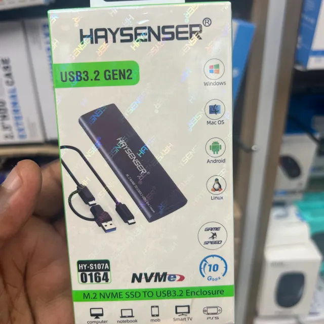 Image of HAYSENSER USB TO TYPE C 3.2 GEN 2 BOÎTIER SSD