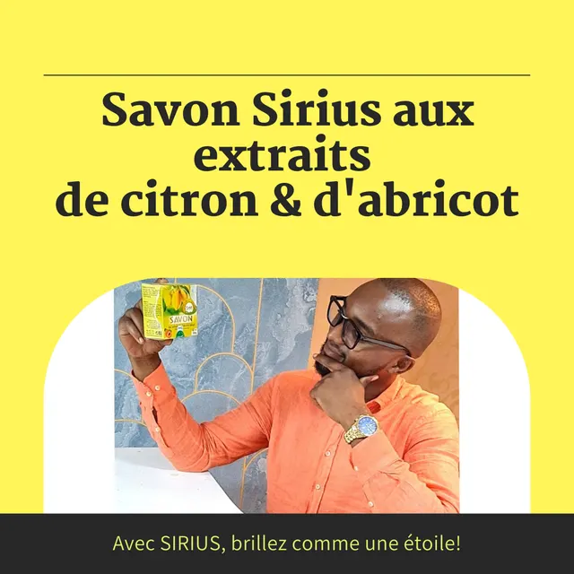 Image of savon Sirius aux extraits de Citrons & d'abricots