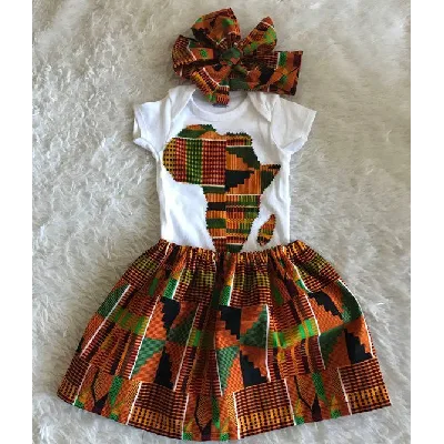 Product image attachment 1 - African skirt ankara outfit African babygirl