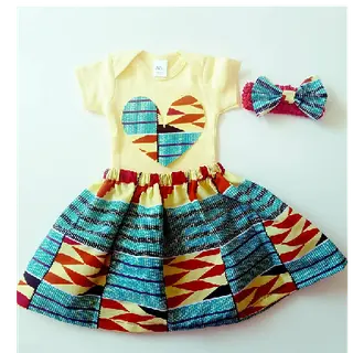 Product image attachment 2 - African skirt  ankara outfit African babygirl
