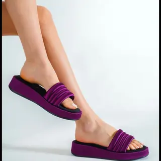 Product image attachment 5 - capone mules one band with flat heel