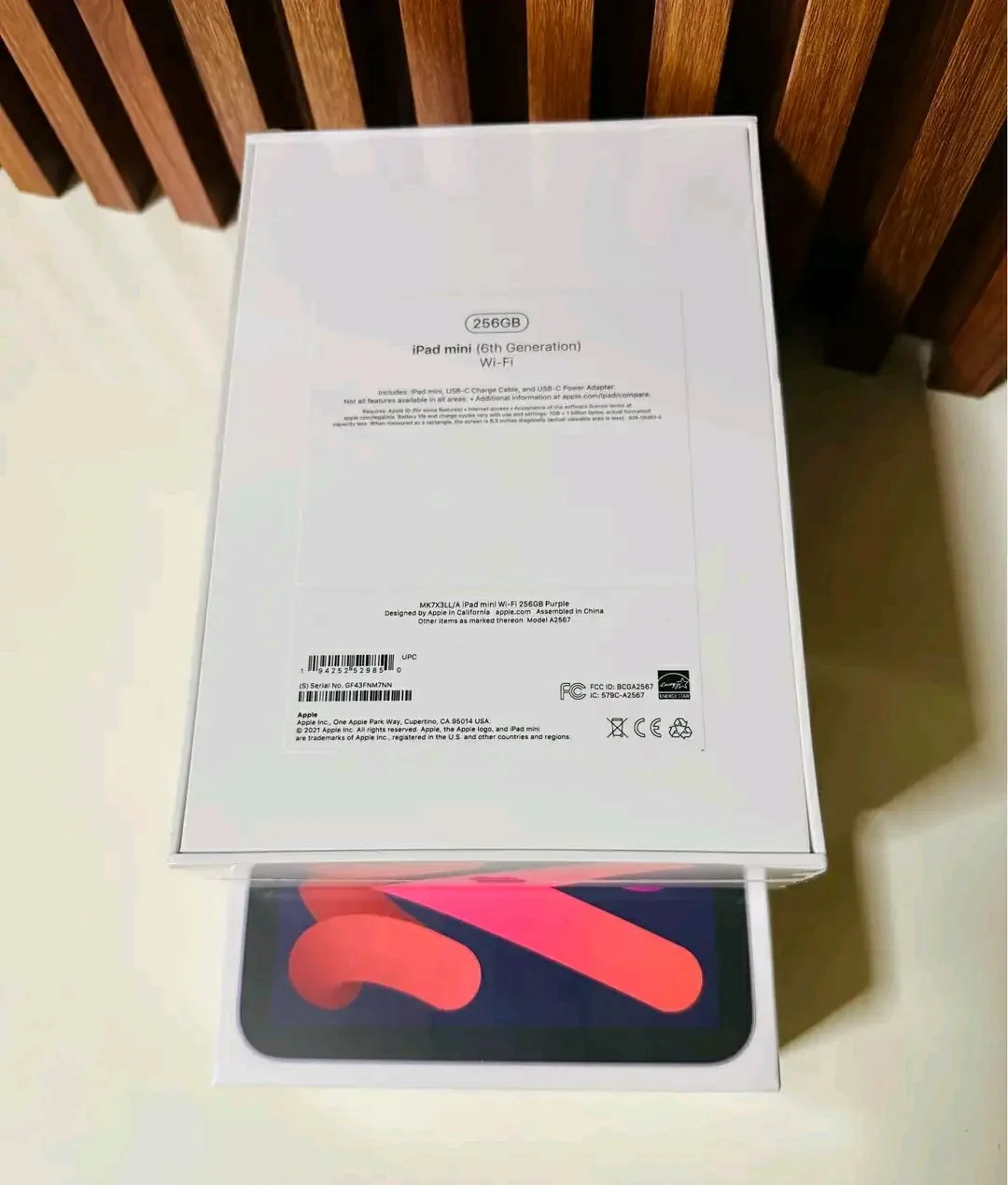 Product image attachment 1 - Apple TAB MINI 6 256G
