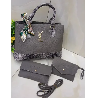 Photo 1 du produit - ensemble de sac à main YSL gris