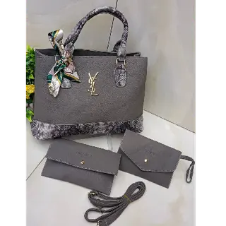 Photo 1 du produit  - ensemble de sac à main YSL gris