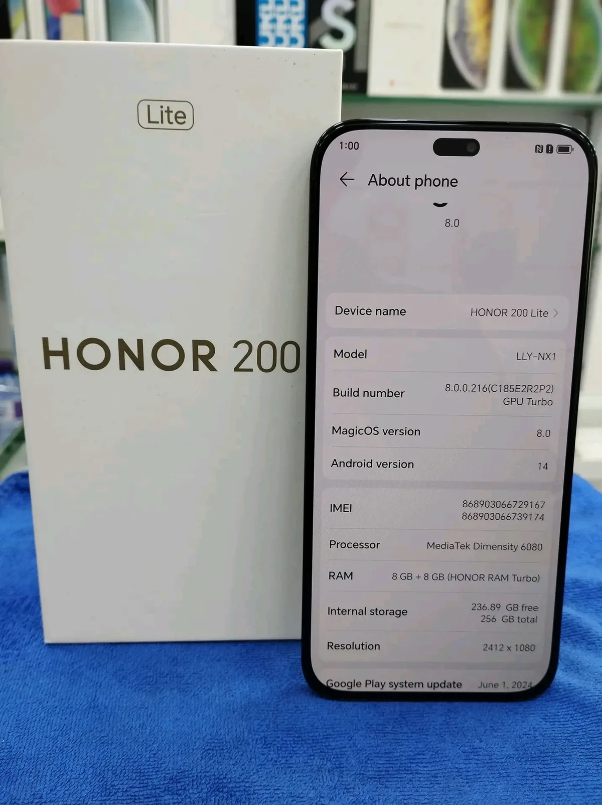 Photo 1 du produit - HONOR 200 LITE 256G PROMO