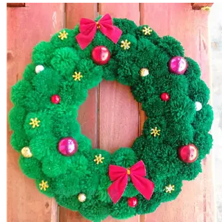Product image attachment 1 - Wreath- green