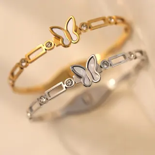 Product image attachment 3 - Stainless steel gold bracelets