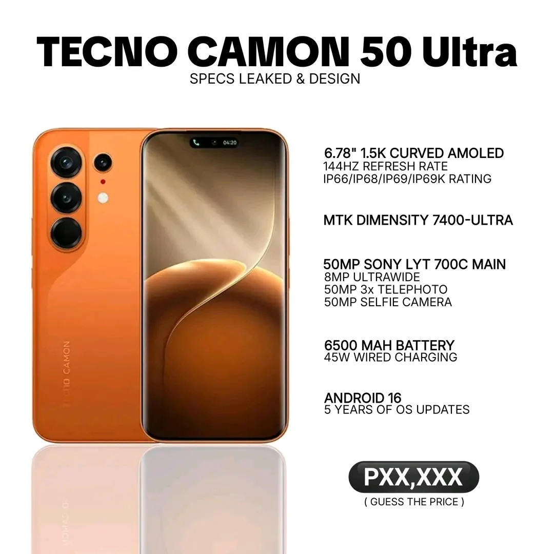 Photo 1 du produit - TECNO CAMON 50 ULTRA 5G 512G