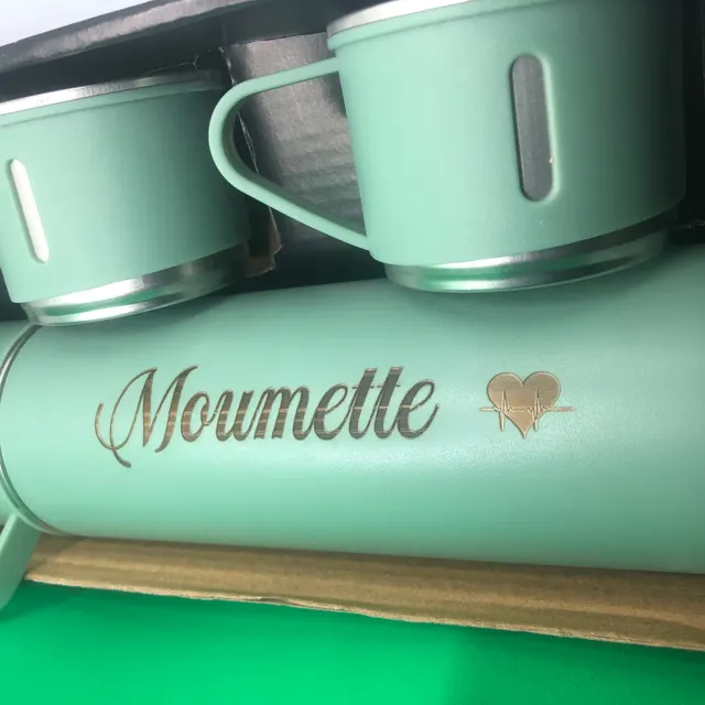 Image of personalized thermos