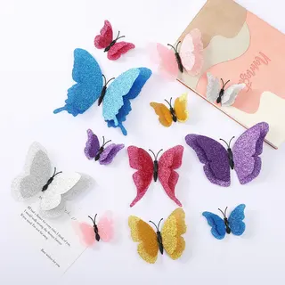 Product image attachment 3 - papillons led avec autocollant