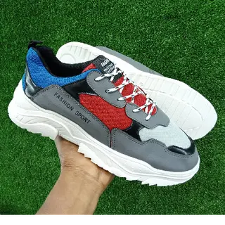 Photo 1 du produit  - tennis gris, rouge
