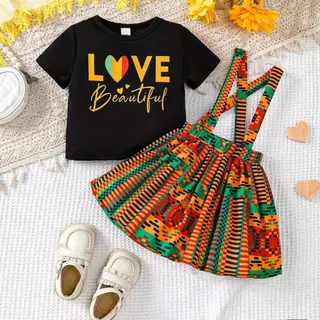 Photo 2 du produit  - Ensemble de 2 vêtements d'extérieur multicolores pour filles